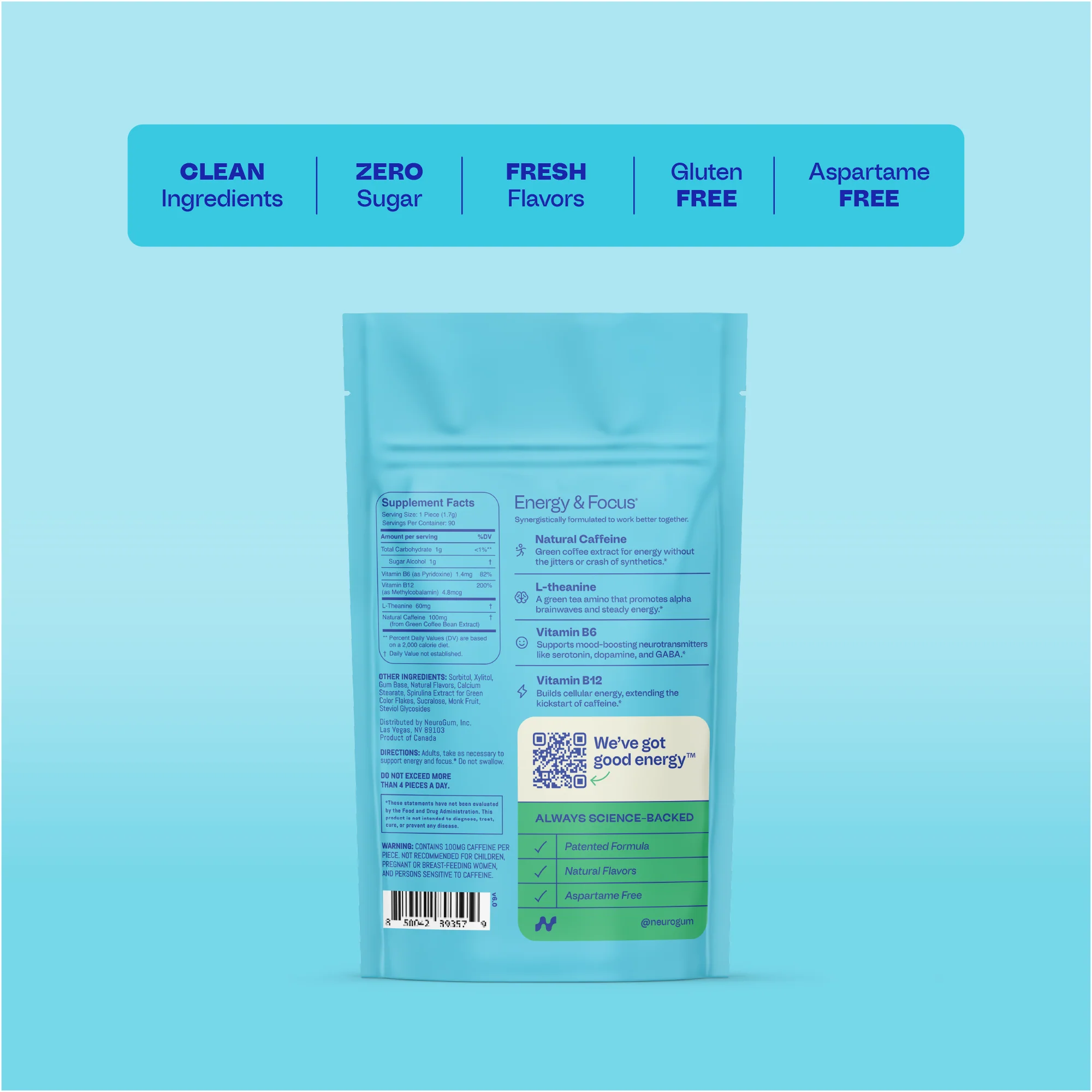 Extra Strength Energy & Focus™ Gum - Image 29