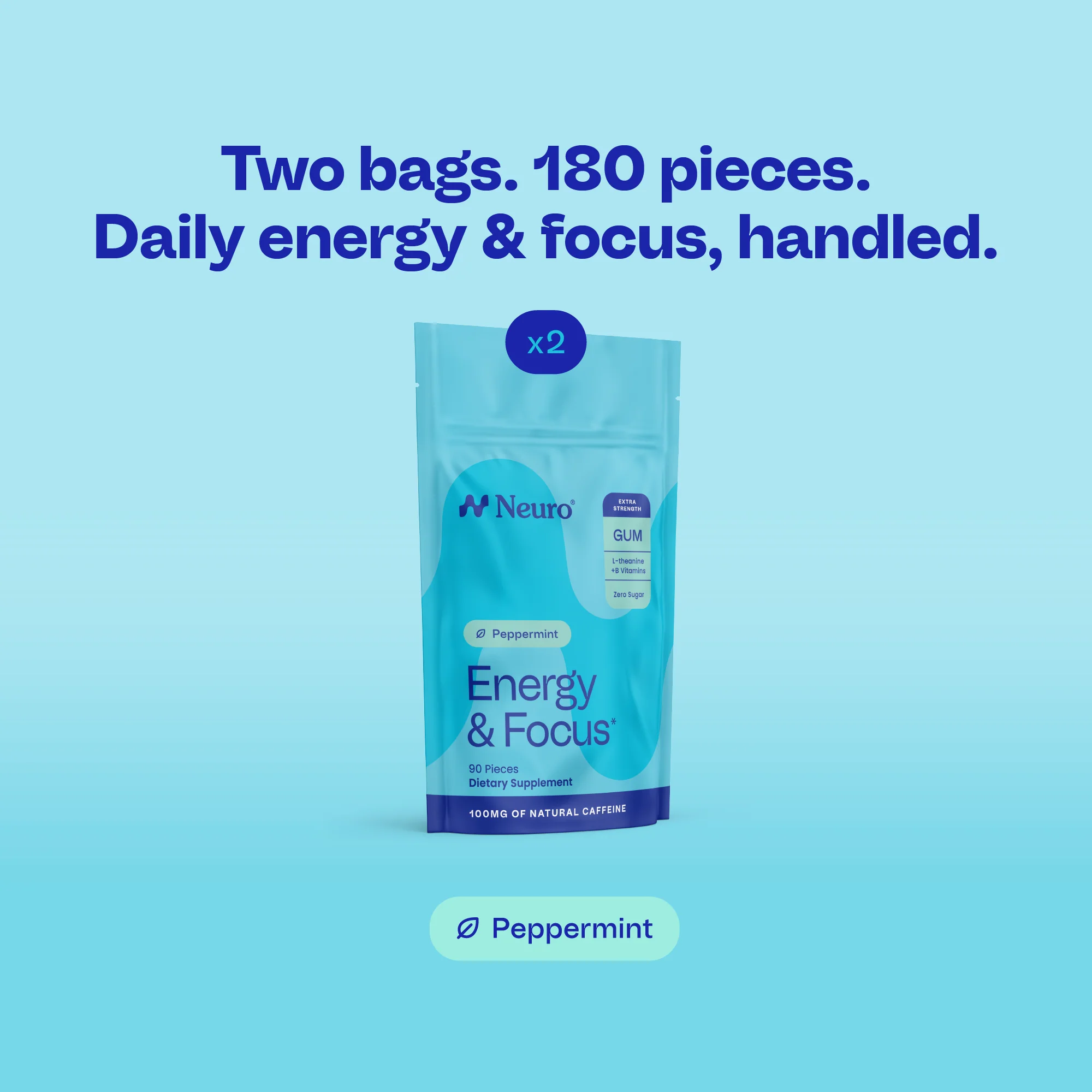 Extra Strength Energy & Focus™ Gum - Image 44