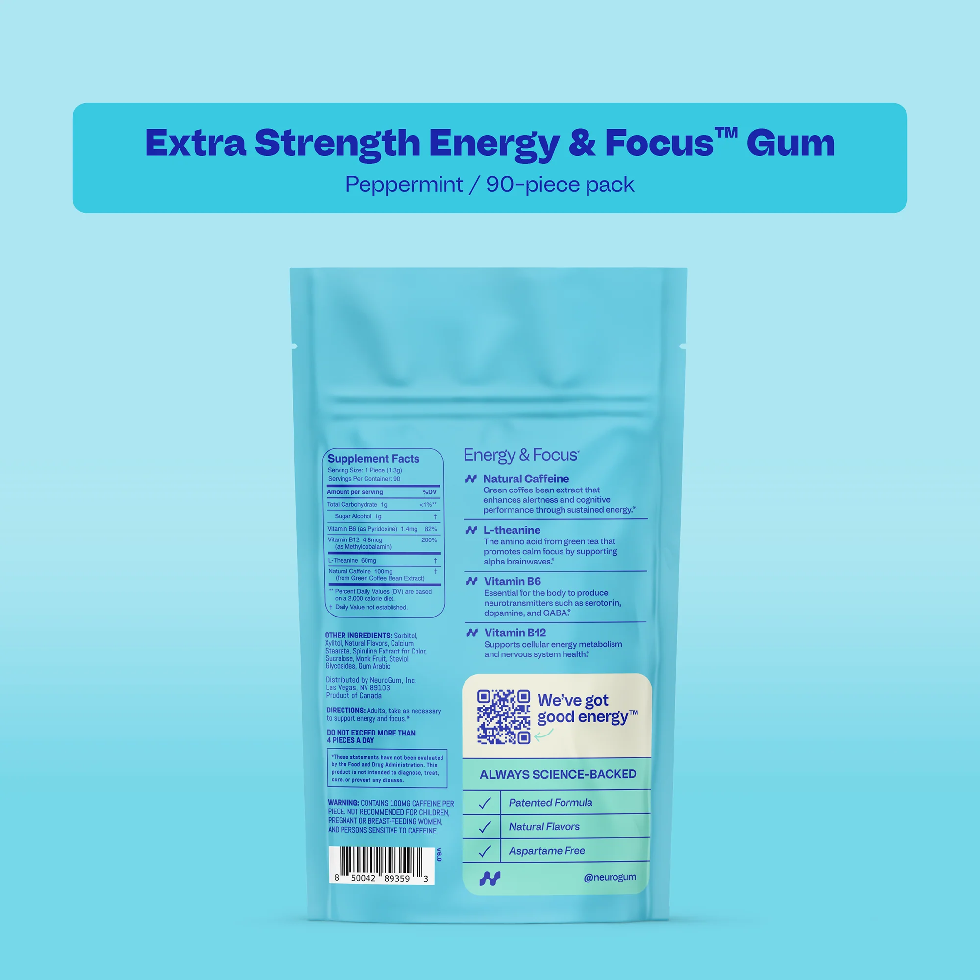 Mind & Momentum Extra Strength Gum - Image 5
